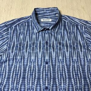 Tommy Bahama Men's The Bahama Coast Shibori Sands IslandZone Camp Shirt Size XL